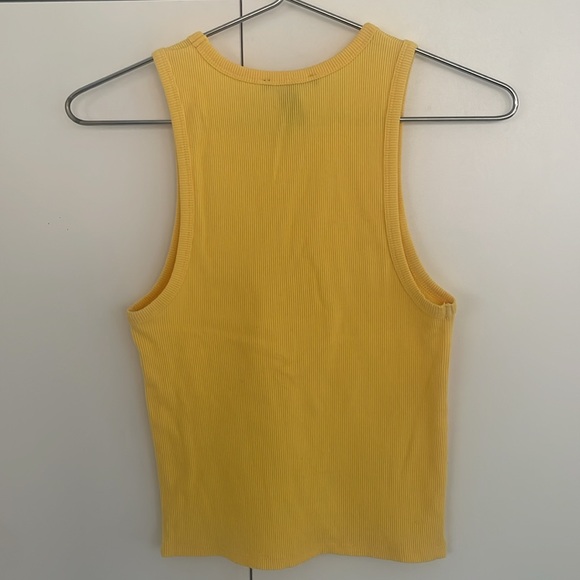 2/$20 FOREVER 21 YELLOW RIBBED TANK TOP - Picture 5 of 6